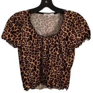 Leopard Print Crop Top